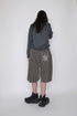 Mayte × Cycle ECHO STAR WASHED HALF PANTS -BROWN- *Last1